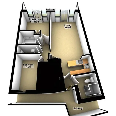 Les Balcons De Bellevarde Апартаменты Валь-д'Изер