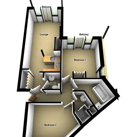 Les Balcons De Bellevarde Апартаменты Валь-д'Изер